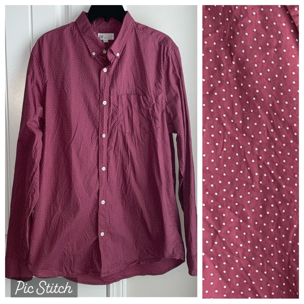 Men’s Gap Slim Fit Button Down Shirt